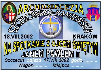 Bilet okolicznościowy z 2002 roku