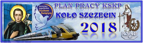 Plan pracy KSKP Koła Szczecin na 2018 rok.